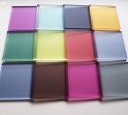 Przykłady kolorowania szkła satynowanego